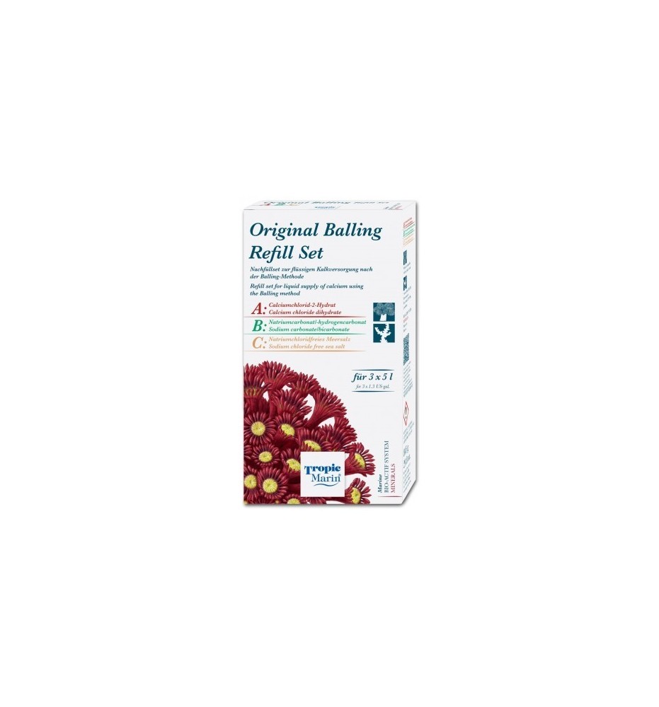 TROPIC MARIN - Original Balling Recharge - 3 x 5l